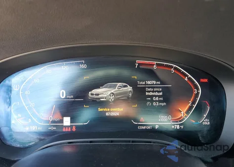 2023 BMW 530 I z USA, uszkodzony, nr VIN WBA53BH04PCN04134